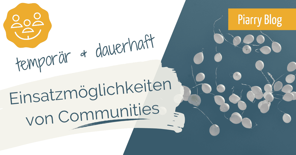 Einsatzmöglichkeiten von Communities